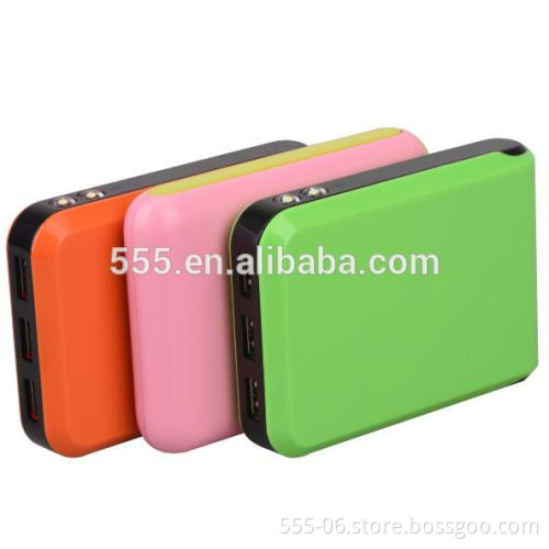 High capacity phone charger , luggage shape power bank 4800-10400mah with LED touch